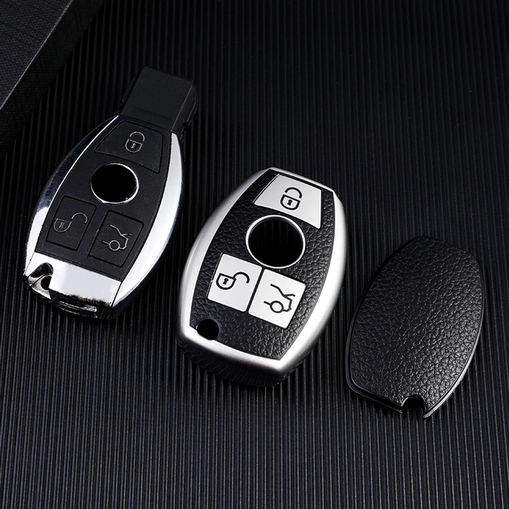 Obudowa pilota do kluczyka do samochodu TPU do Mercedes Benz BGA AMG W203 W210 W211 W124 W202 W204 W205 W212 W176 Shell Fob akcesoria samochodowe