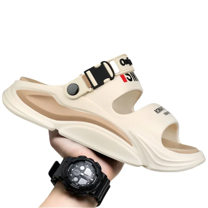 

Summer Men's Outdoor Sandals Slippers Beach Comfortable Thick Soft Clogs Men Casual Shoes Garden Shoes Men Women Beach Sandals