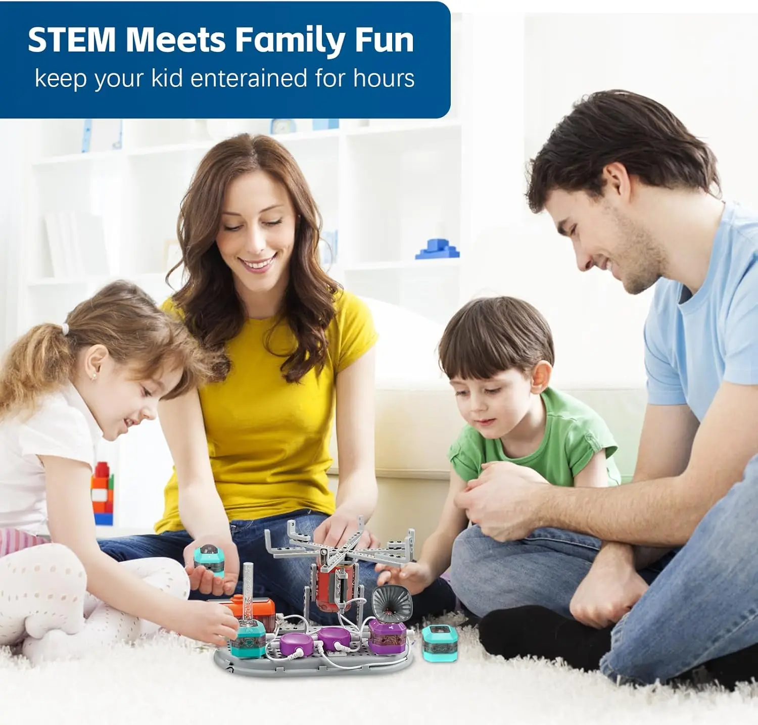 スマートSTEMキット - 回路DIY電子ブロックセット、子供への素晴らしい贈り物