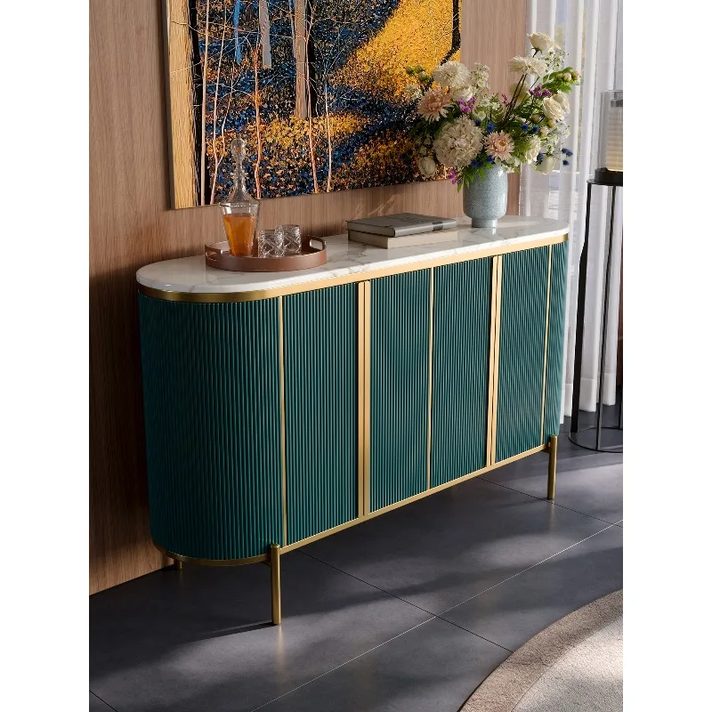 

Light luxury dining side cabinet Modern simple minimalist entrance cabinet Living room wall side cabinet Dining room locker