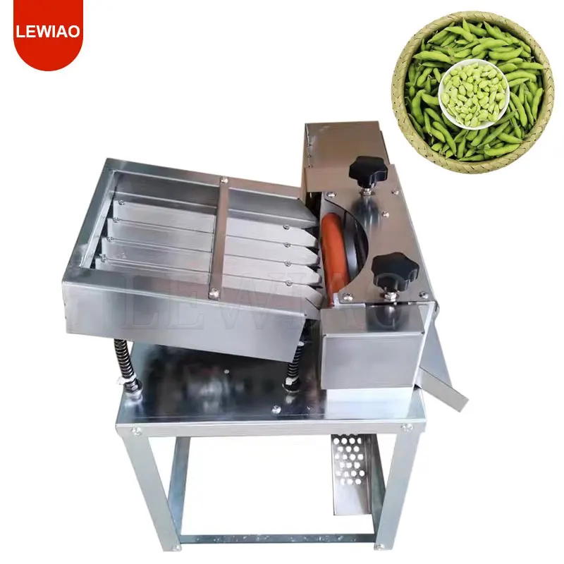 Commercial Edamame Bean Shelling Peeling Machine Electric Green Beans Pea Sheller Peeler Separator