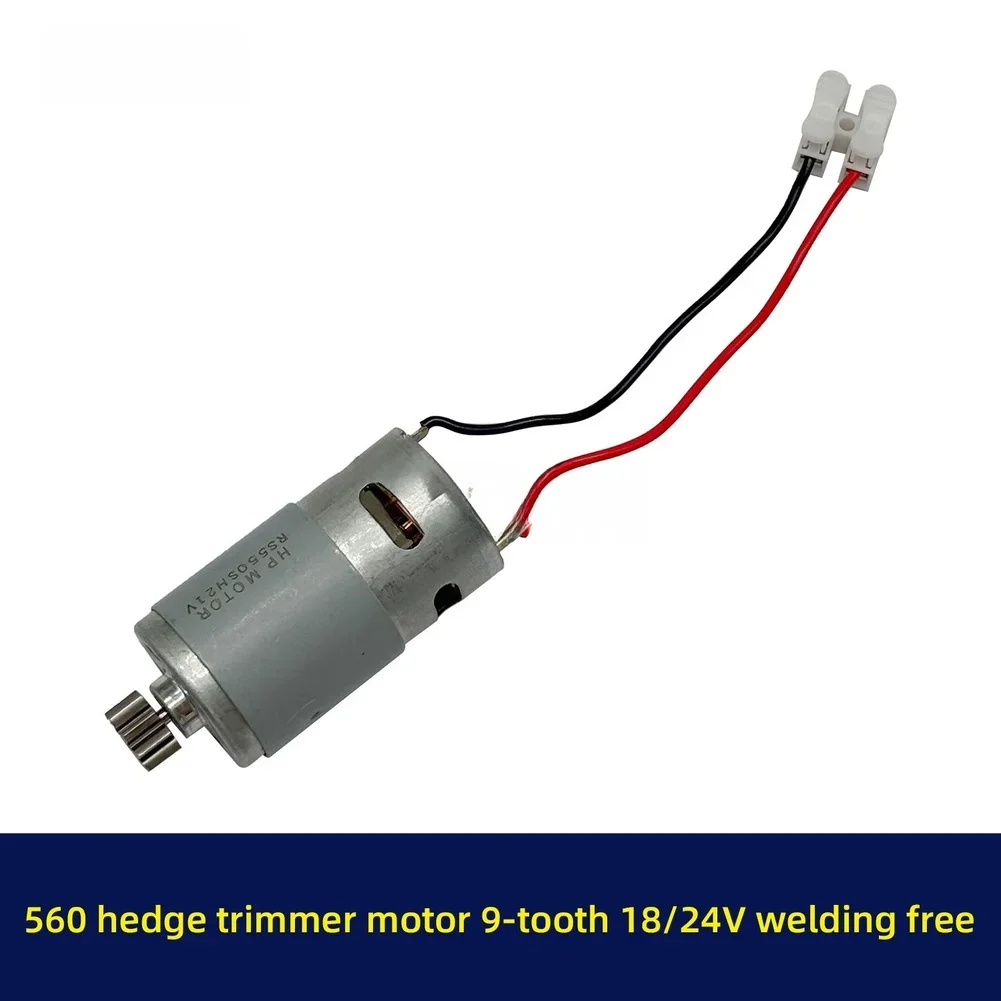 RS550 DC Motor 9 Tooth 18V 24V Gear Micro-Motor Electric Saw Motor For Screwdriver Drill Hedge Trimmer Welding Motor Parts