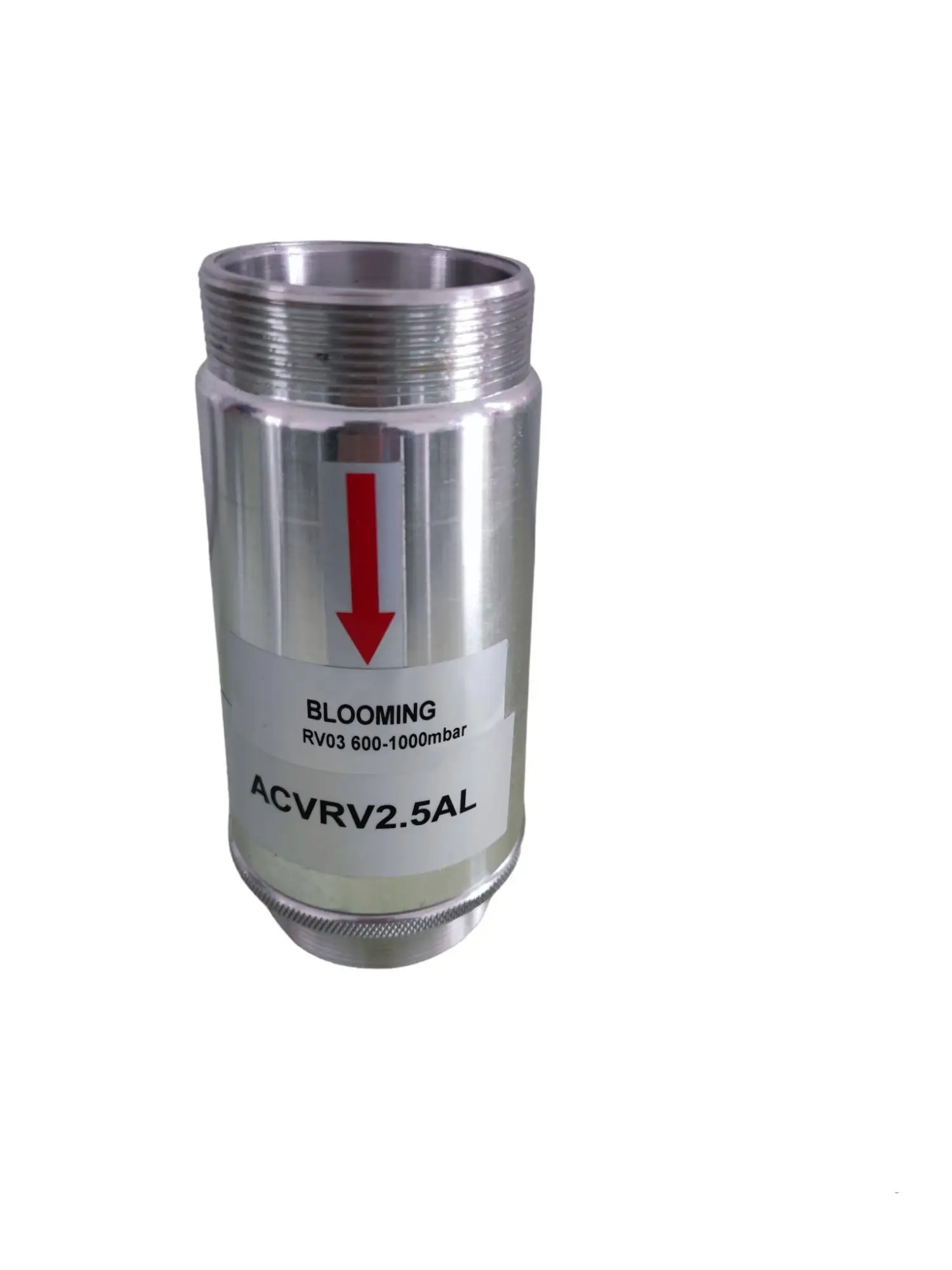 Free Shipping PT G2-G2 1/2inch Stainless Aluminum Safe Pressure Relief Valve for Air Ring Blower Vacuum Pump