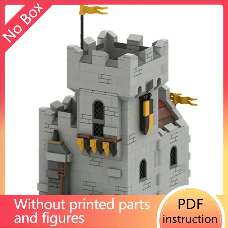 Forteresse médiévale modèle Moc briques de construction tour entrepôt technologie blocs modulaires cadeaux jouets bricolage ensembles assemblage noël