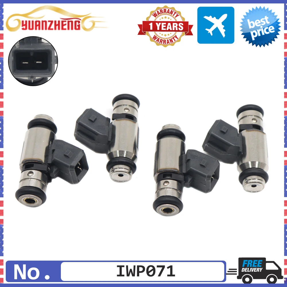 4pcs Car IWP071 Fuel Injectors For Mercedes-Benz A-Klasse W168 A 190 W168 A 210 Vaneo 414 1.6L Vaneo 414 1.9L 0000786249 IWP-071