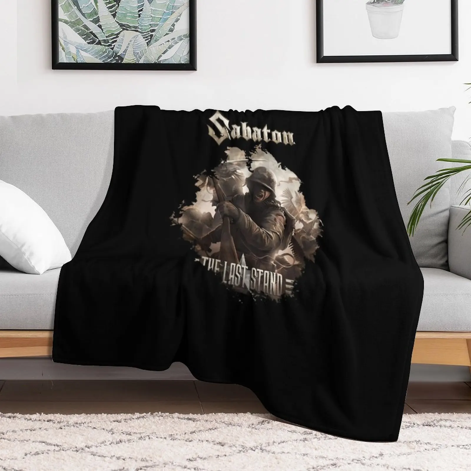 Vintage Sabaton Throw Blanket Sofa heavy to sleep Blankets