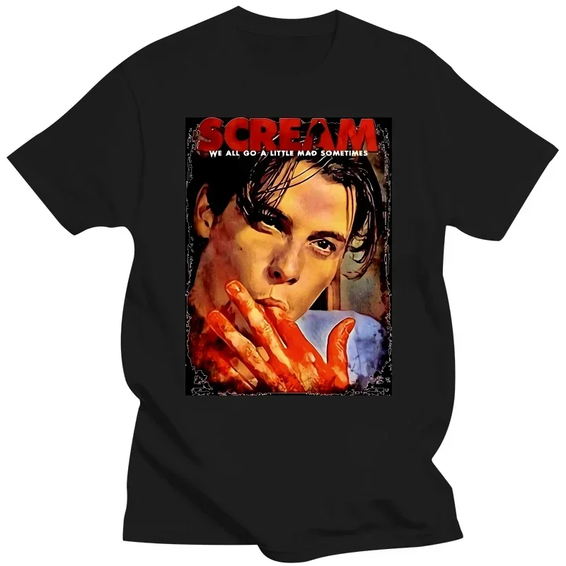 Halloween Movie Shirt We All Go A Little Mad Billy T Shirts Cool Scream Movie Scream Horror Movie Shirt Billy Loomis T Shirt