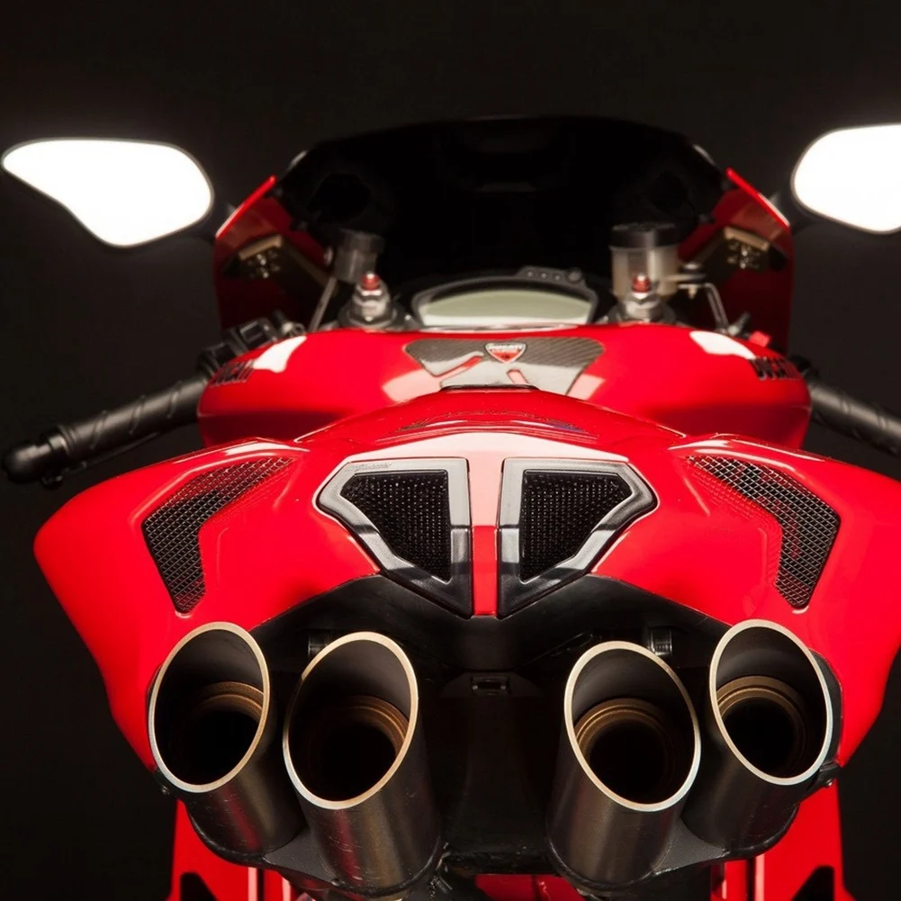 ไฟท้ายรถจักรยานยนต์ LED สำหรับ Ducati 848 2008-14 1098 1198 2007-13กระจกมองข้างมอเตอร์ไซค์เบรคท้ายไฟกระพริบ