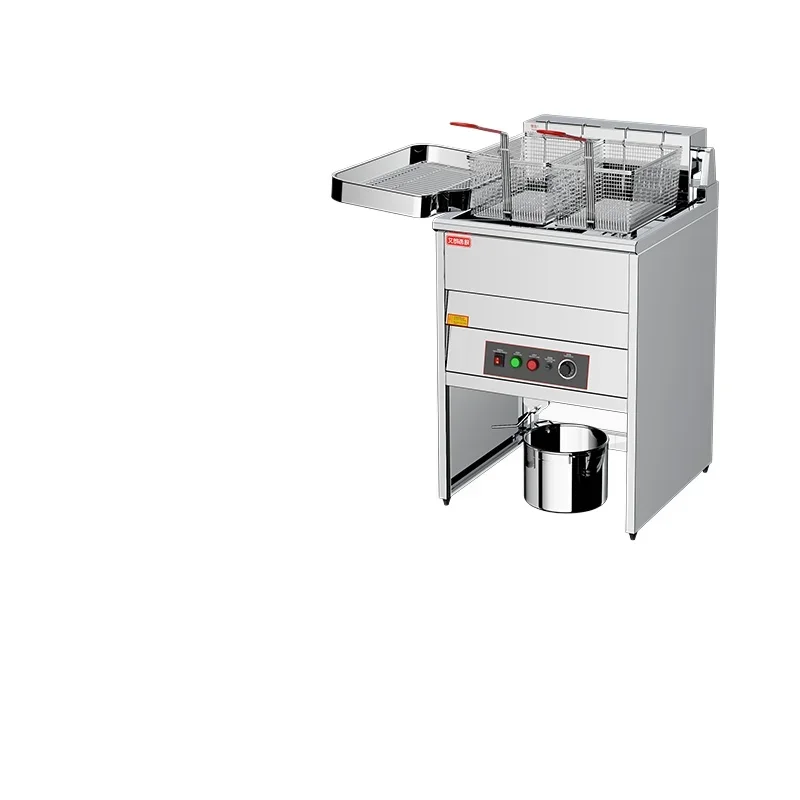 

Vertical fryer Commercial electric fryer Large capacity fritters Special pan Hamburg fried chicken chain gas fryer
