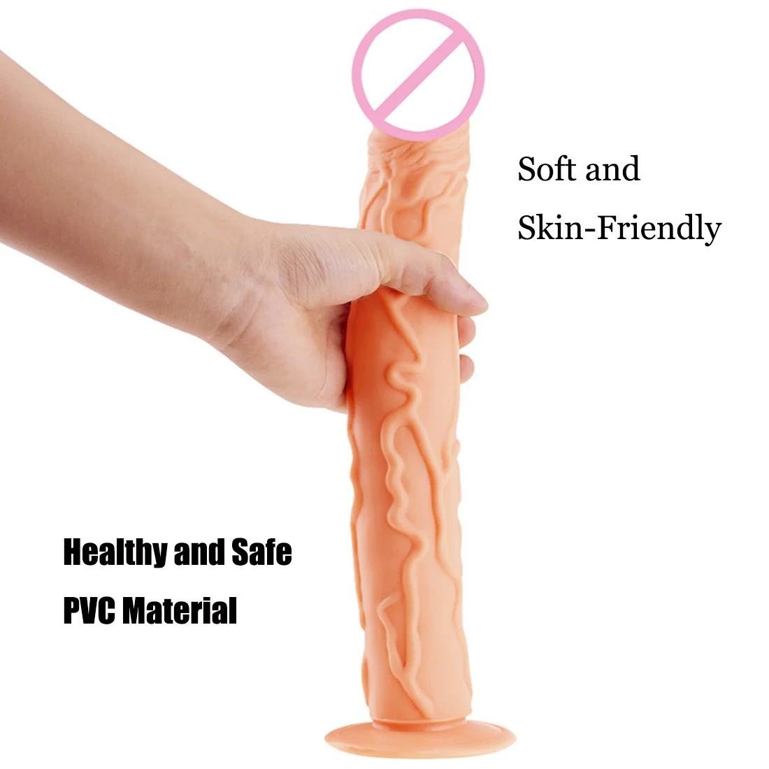 Overlength Realistic Dildos Anal Plug with Suction Cup Big Penis Butt Plug Long Dick Sex Toys for Women Phallus Anal Dilator