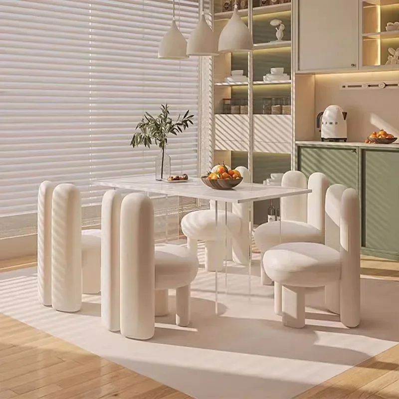 

Modern Nordic Dining Table Luxury Restaurant Coffee Kitchen Side Garden Picnic Dining Table Writing Mesa Living Room Furniture