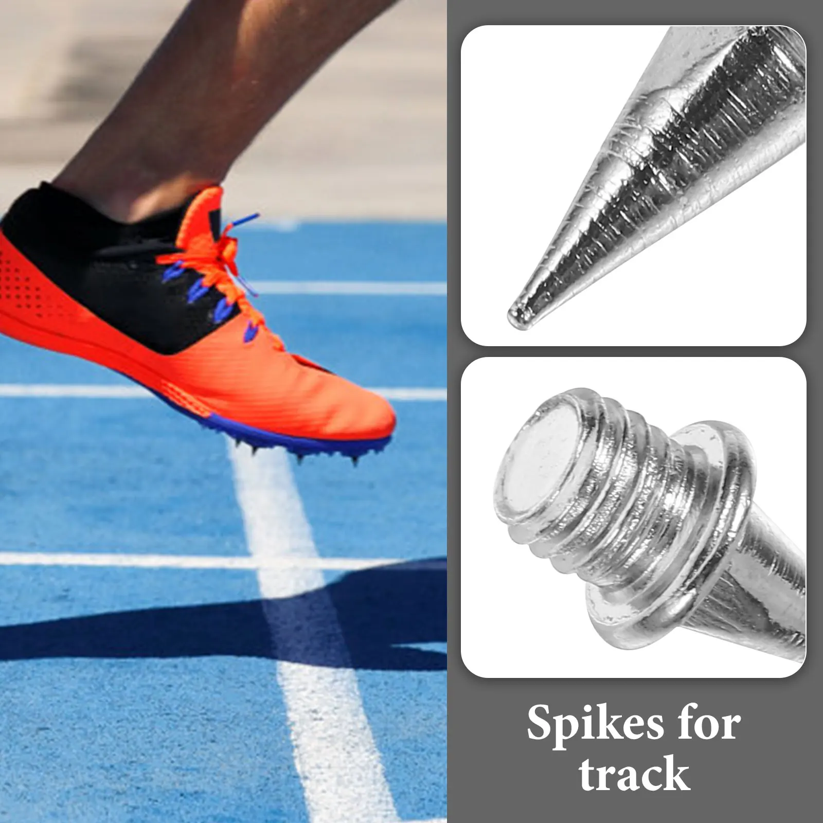 

110 Pcs Running Shoes Short Nails Track Athletics Spikes Hard Steel Man for Sprinting Replacement