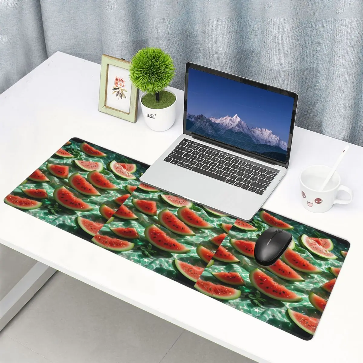 Large Mouse Pad Watermelon Slices Gamer PC Laptop Mats Keyboard Carpet Computer Gaming Office Accessories Desk Mat