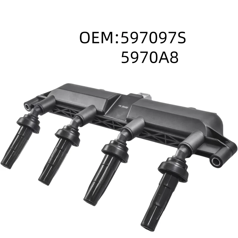 

597097S 5970A8 Suitable for 206 207 Berlingo Xsara Partner Citroen C2 C3 1.4 Ignition Coil for Peugeot 206 1.4L 2002-2003