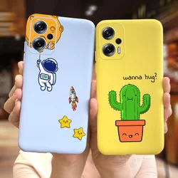 For Xiaomi Poco X4 GT Case Phone Cover Cute Astronaut Cactus Cartoon Pattern Cases For Xiomi Poco X4 POCOX4 GT 5G Soft TPU Funda
