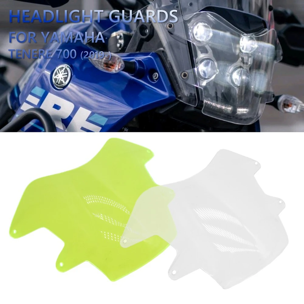 

Акриловая защита фар для YAMAHA Tenere 700 Tenere700 2019 2020 2021 2022, защитный чехол для фар, аксессуары для мотоциклов