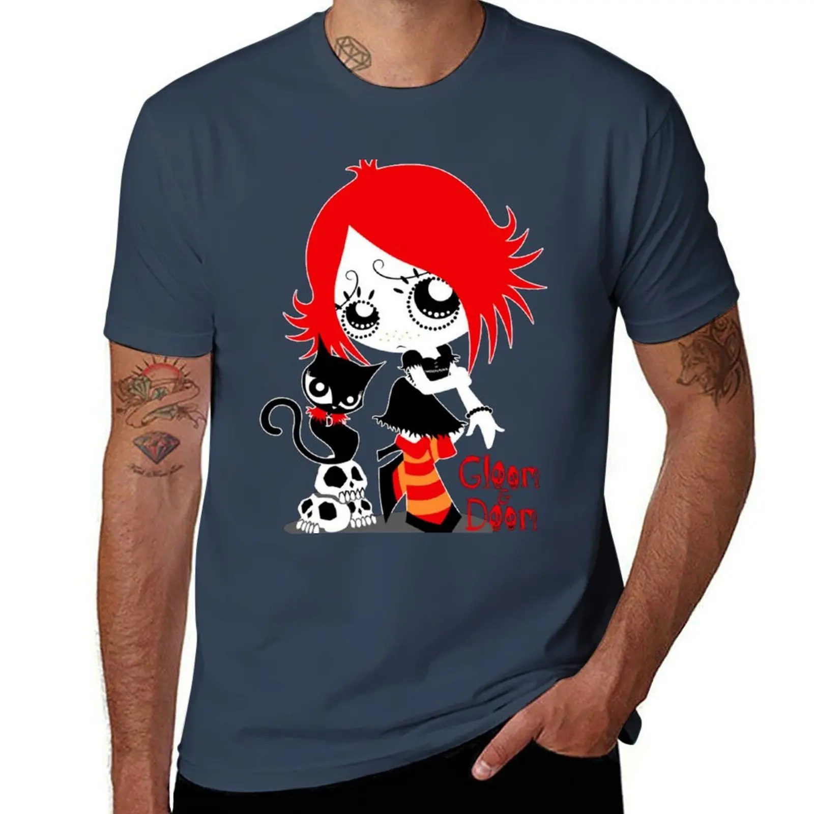

Ruby Gloom and Doom Kitty T-Shirt T-Shirt man t shirts graphic anime t shirts oversize T-Shirt