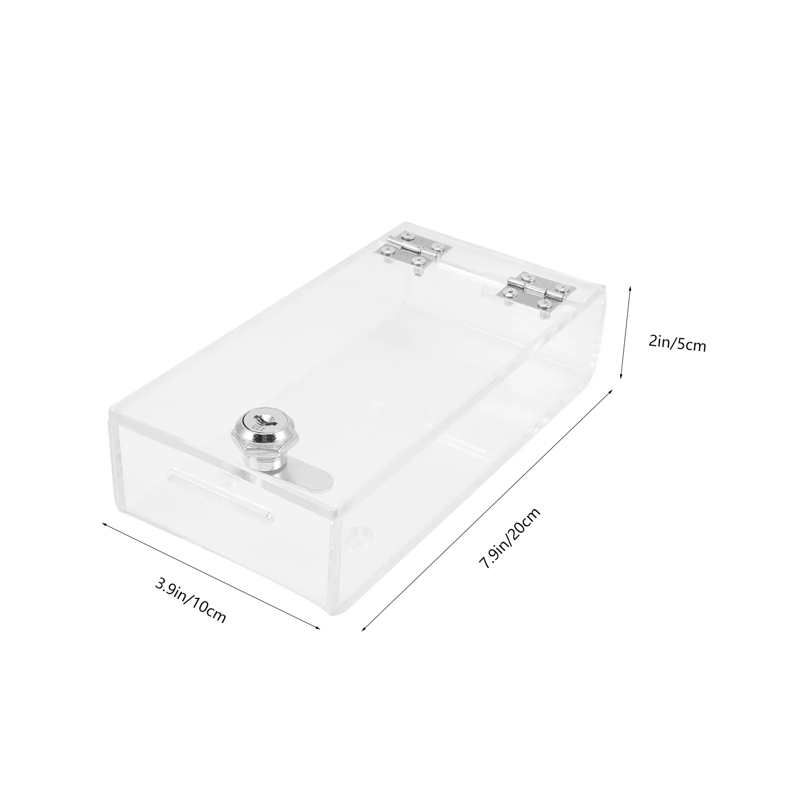 Clear Cell Phone Lock Box Lightweight Fashionable Secure Mobile Case with Safety Lock Easy to Use for Habits