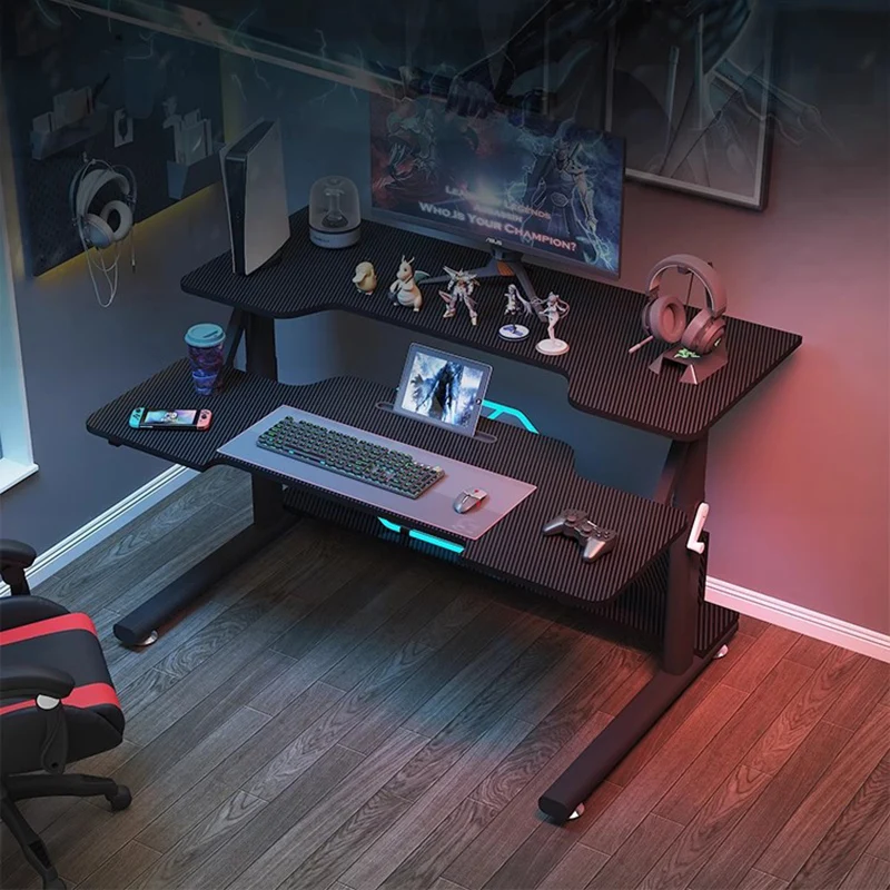 Gaming Students Computer Desks Standing Monitor Stand Computer Desks Coffee Console Keyboard Study Mesa Pc Trendy Furniture