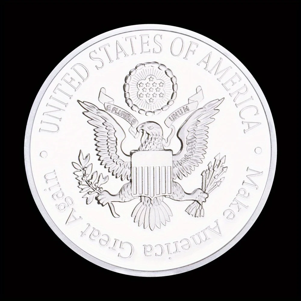 عملة تذكارية لرئيس الولايات المتحدة ، تذكار مطلي بالفضة ، هدية قابلة للتحصيل ، تذكارية لينكون