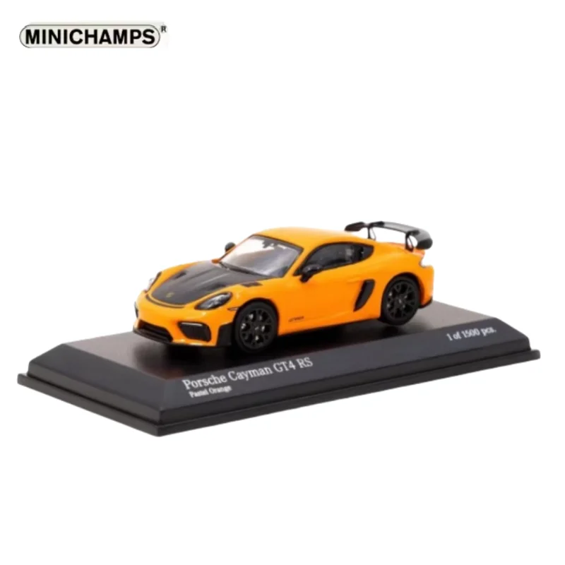 1:64 GT4 RS ORANGE คาร์บอน Diecast โลหะผสมจําลอง STATIC รถ,คอลเลกชันเด็กของเล่น,ของขวัญเด็ก