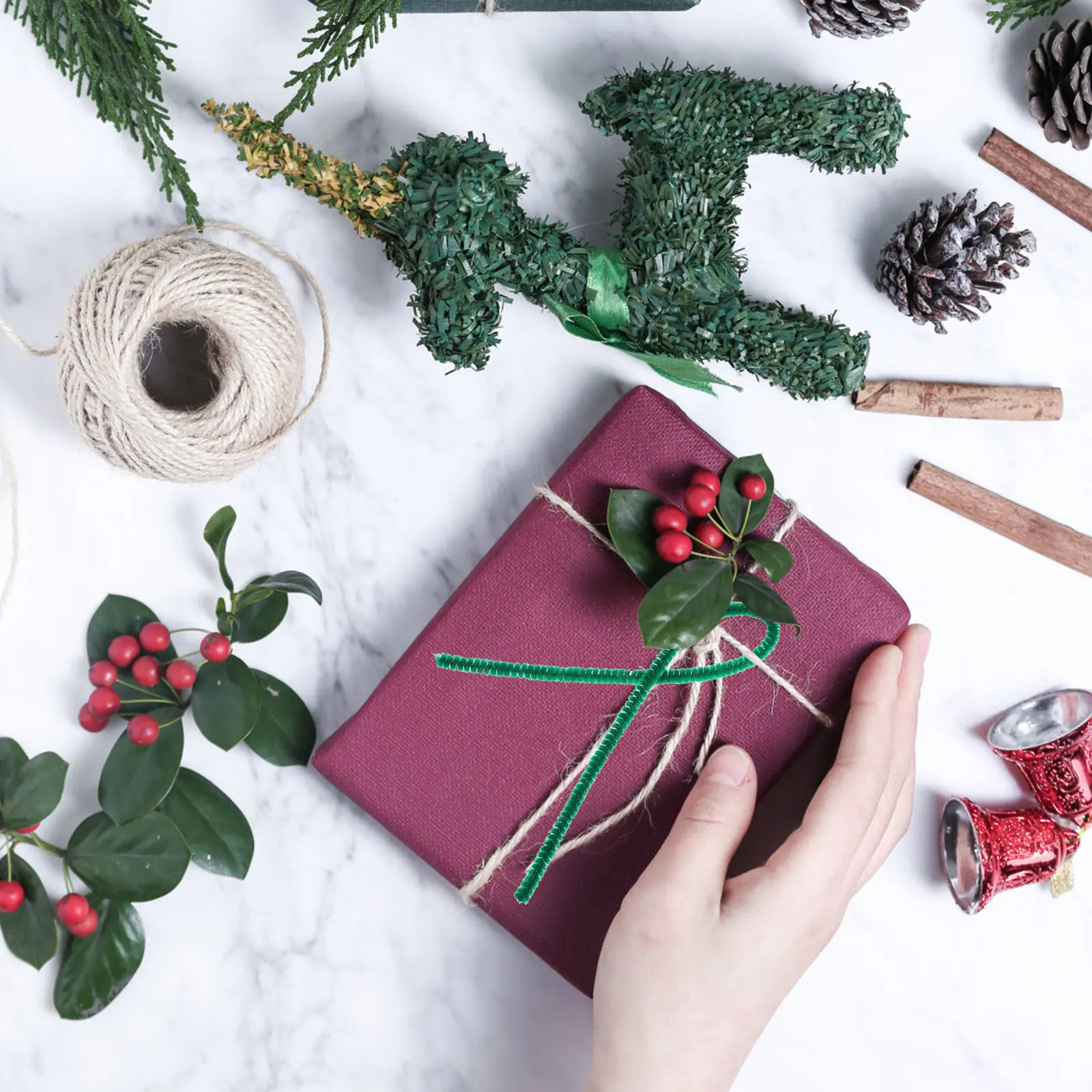 200Pcs Colored Chenille Sticks Bendable Pipe Cleaners DIY Craft Kit for Kids Creative Art Making Supplies Chenille Stems