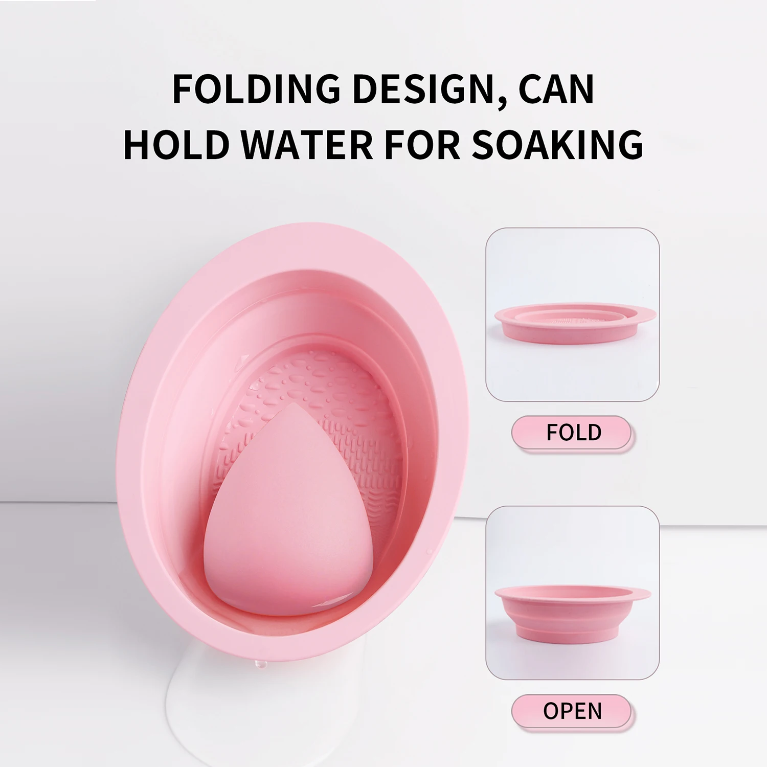 30Pcs Cosmetic Tool Set,20 Multi‑Type Brushes,Cosmetic Bag,Beauty Sponge,Puff,Cleaning Bowl For Beginners