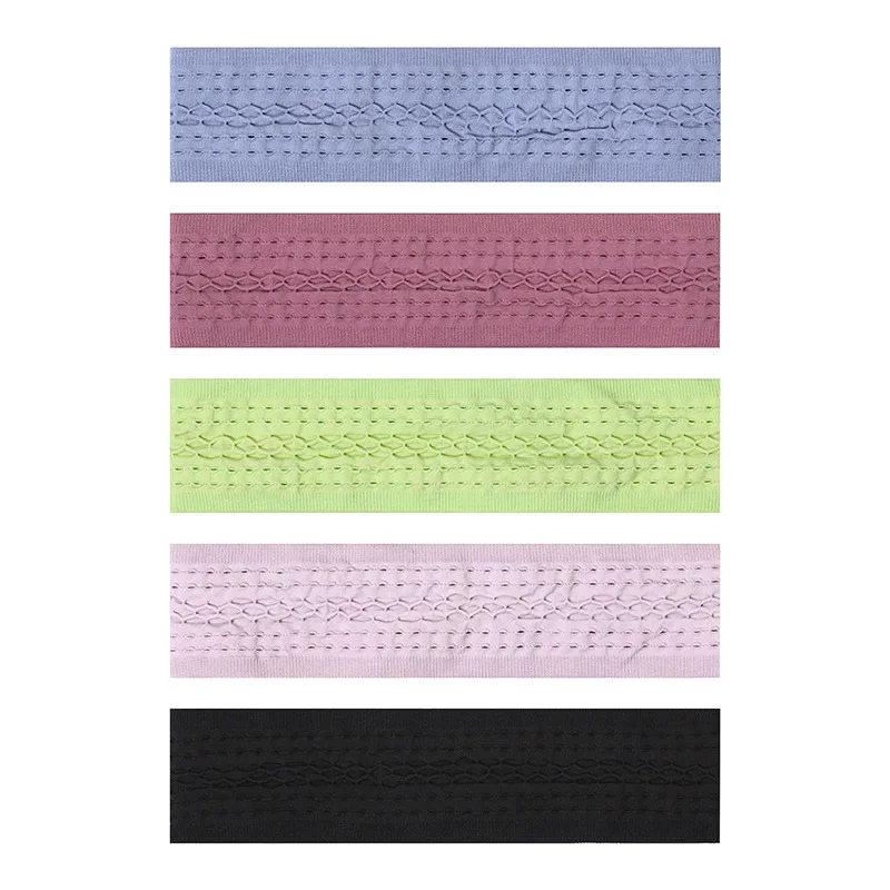 Unisex Basic Solid  Color Non-Slip Moisture Wicking Workout  Running Sports Yoga Leisure Sweat-Absorbing Headband image 2