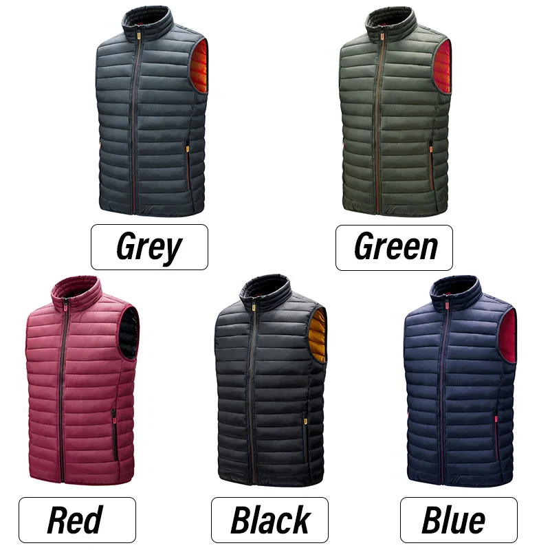 

Men Vest Jackets Sleeveless Autumn Winter Warm Windproof Waterproof Waistcoat s Spring Casual Fashion Male