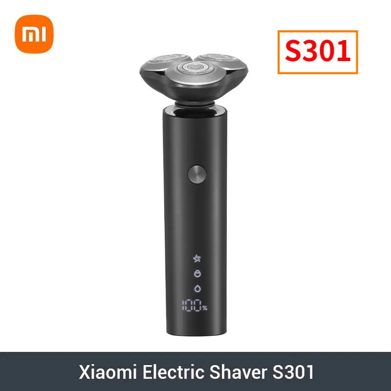 

Xiaomi Mijia Electric Shavers S301 Men's Portable Razor Beard Trimmer IPX7 Waterproof Washable Trimer Ceramic Blade Rechargeable