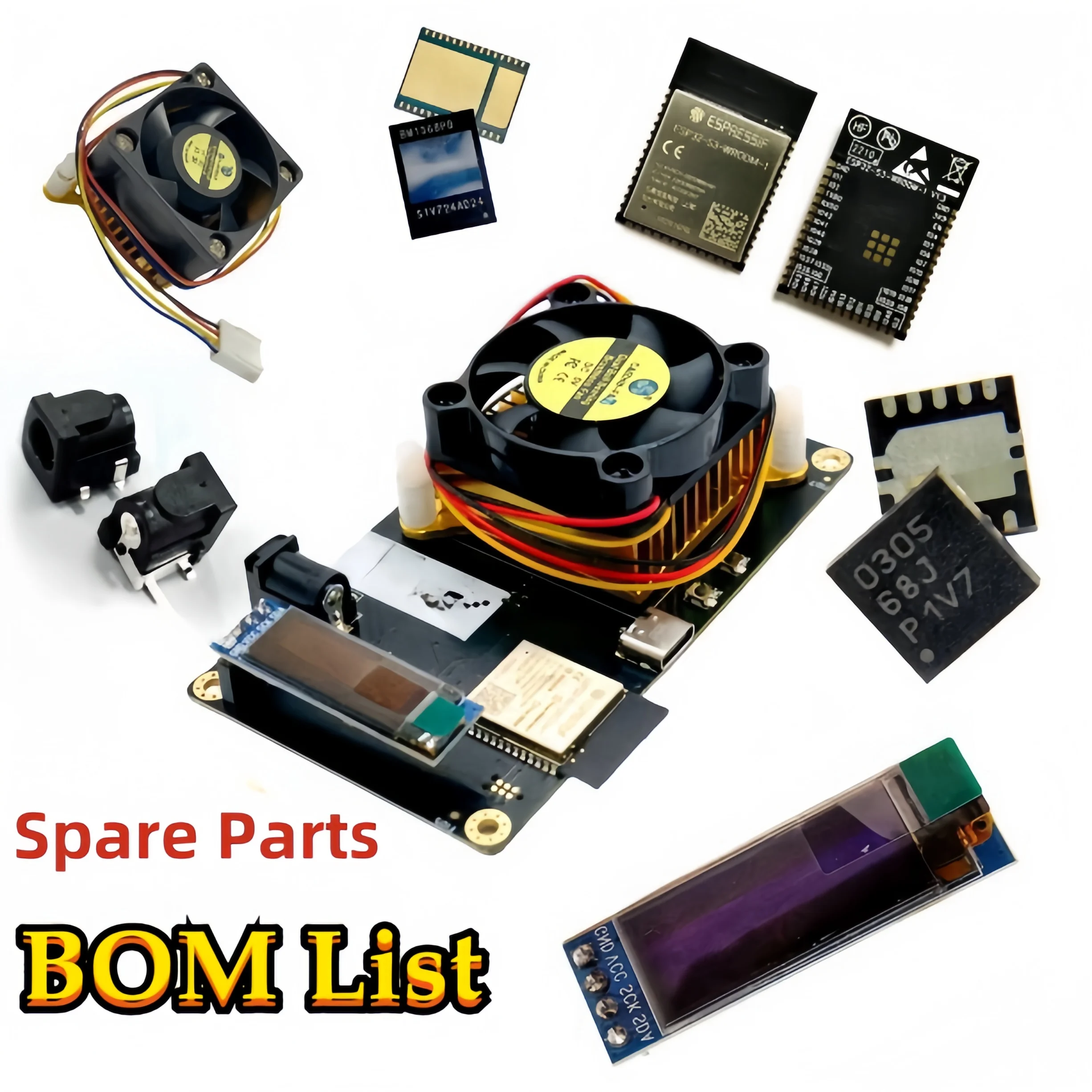 

New Bitaxe DIY Kit Spare parts for open source Bitaxe based on BM1366 BM1368 BM1370 ASIC chips