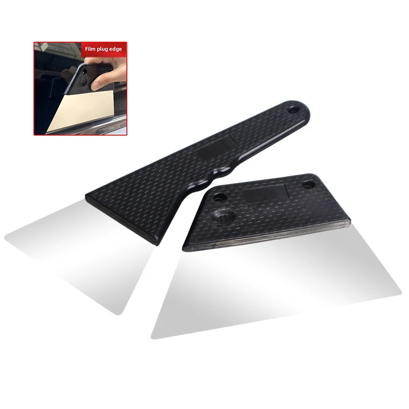 ALIWRAP Car Film Wrap Plug Tool Steel Scraper High Temperature Resistant Squeeegee Window Solar Film Tint Install Edge Tuck Tool