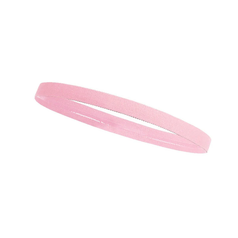 Simple Unisex Sports Hairband Non-Slip Silicone Strip Sweat Guide Elastic Headbands Yoga Running Fitness Hair Accessories