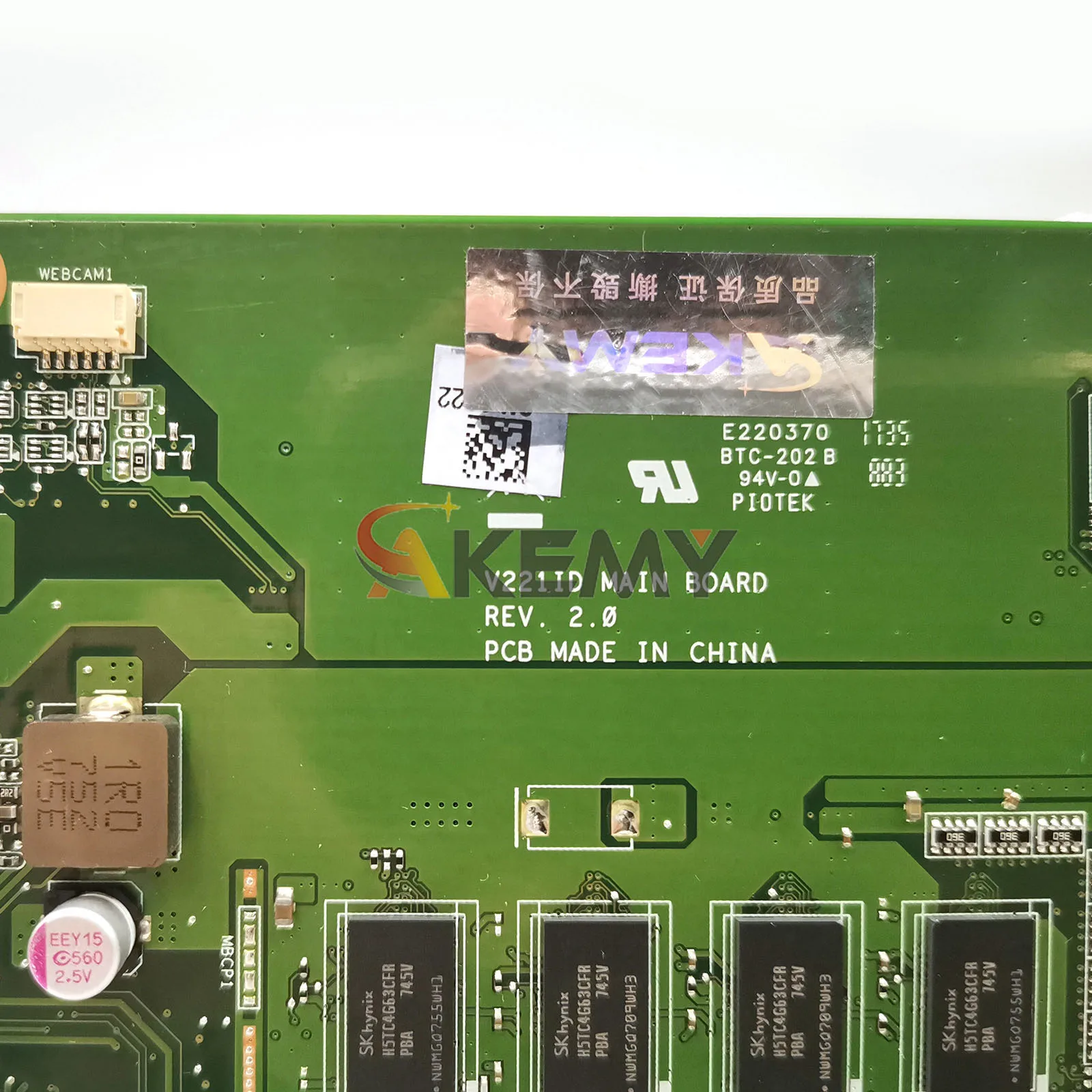 V221ID Motherboard For ASUS Vivo AiO V221ID V221IA V221I V221IC Mainboard With Celeron CPU 100% tests OK fast shipping stk