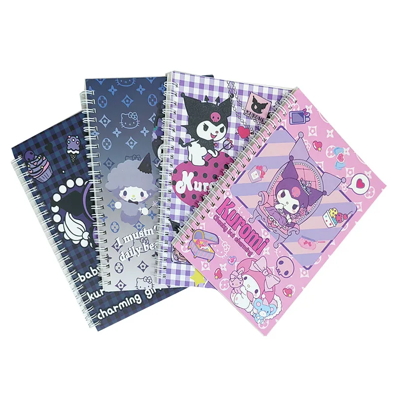 Sanrio Kuromi Coil Notebook A5 NotebookLearning Stationery Notepad Diary School Supplies Holiday Gift Student Supplie