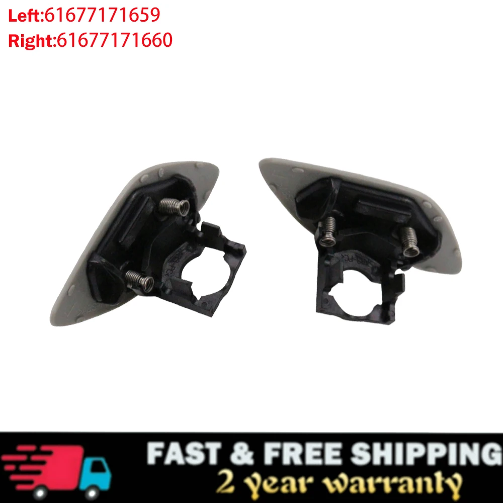 

61677171659 61677171660 Left Or Right Front Bumper Headlight Washer Nozzle Spray Jet Cover Cap For BMW 3 Series E92 E93 06-2010