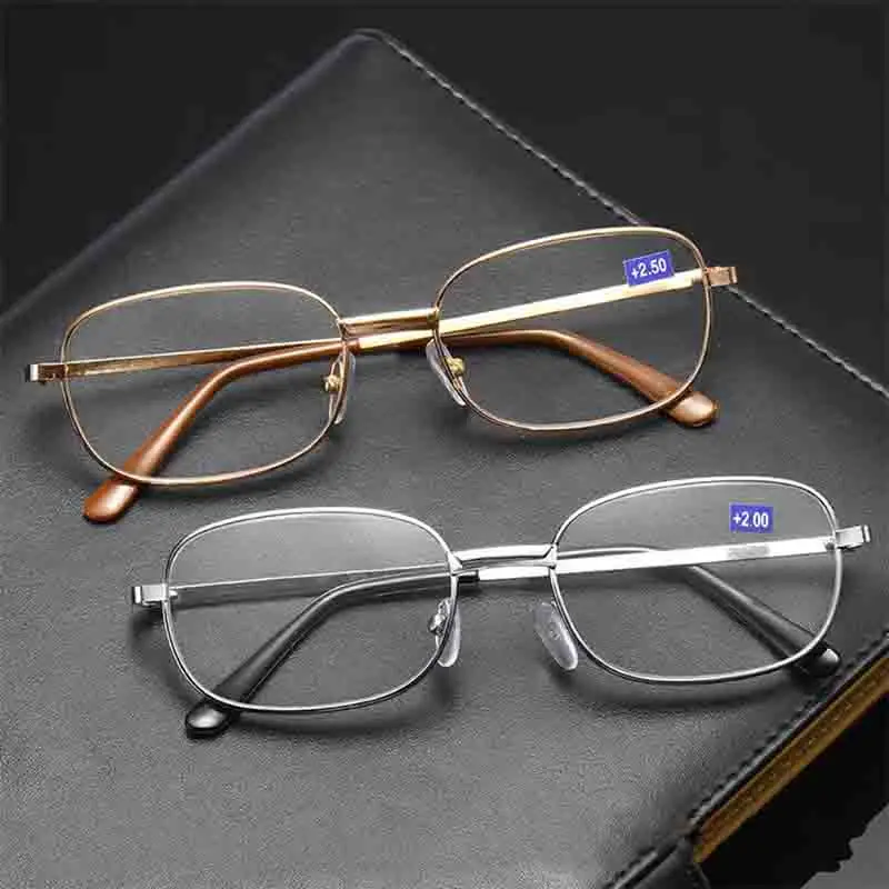 

Fashion Men Women's Resin Eyewear Metal Reading Presbyopia Glasses Anti-fatigue With 1.0+1.5+2.0+2.5+3.0+3.5+4.0