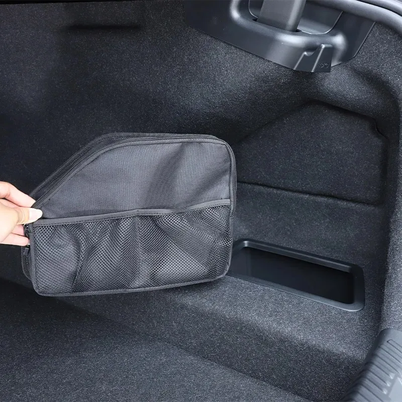 

For BMW 5 Series G60 2024 Oxford Cloth Black Car Trunk Storage Bag Multifunctional Storage Bag Car Accessories