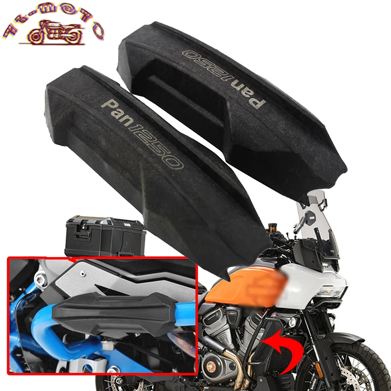 

Motorcycle Accessories Crash Bar Bumper Engine Guard Protector Block Fit For PAN AMERICA 1250 S 1250S PANAMERICA1250 2021-2024