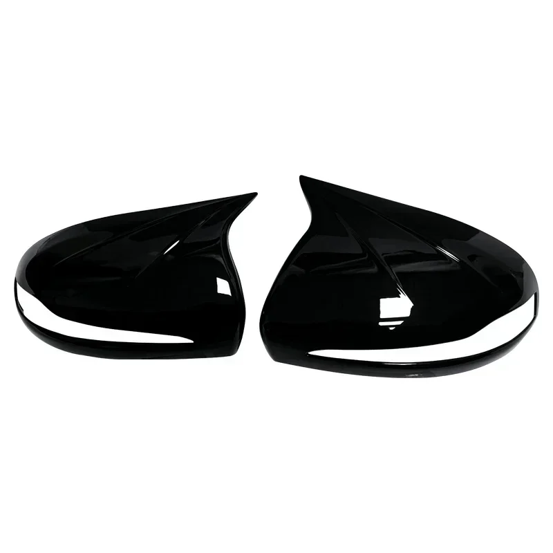 2 قطعة RHD و LHD لمرسيدس بنز C W205 E W213 GLC-Class X253 S Class W222 ABS سيارة مرآة الرؤية الخلفية غطاء تغليف اكسسوارات الكسوة #5