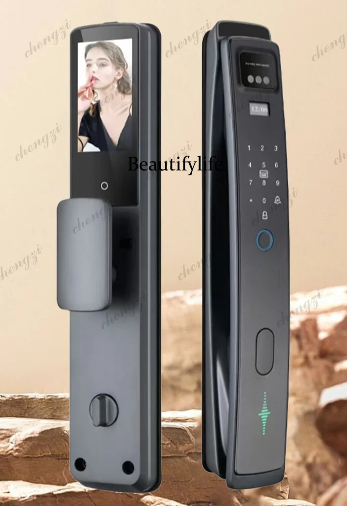 Palm vein recognition graffiti smart lock facial recognition smart lock hotel home intercom door lock