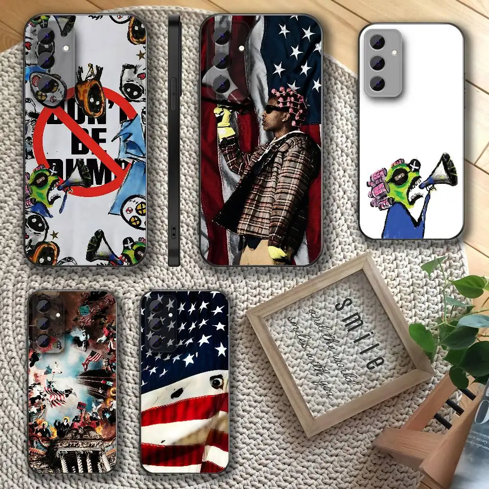 

A-Asap Dont Be Dumb R-Rocky Phone Case For Samsung S23,S24,S26,S25,S22,S30,S21,Ultra,Plus,5G,Fe,Lite Soft Cover