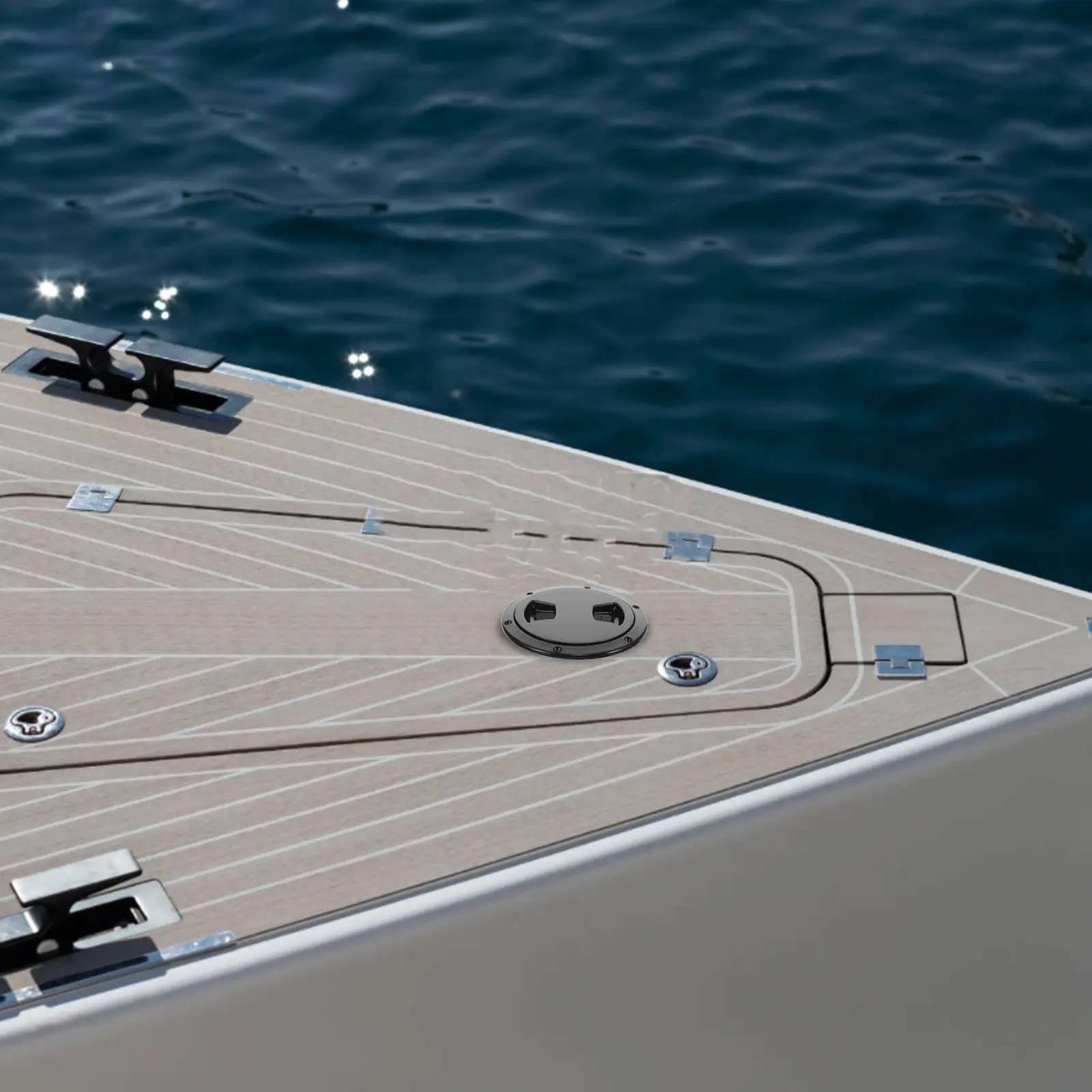 

Крышка люка для каяка из прочного поликарбоната, нескользящая, водонепроницаемая, для лодок, яхт, автодомов, кемпинга, защита для смотрового отверстия, аксессуар