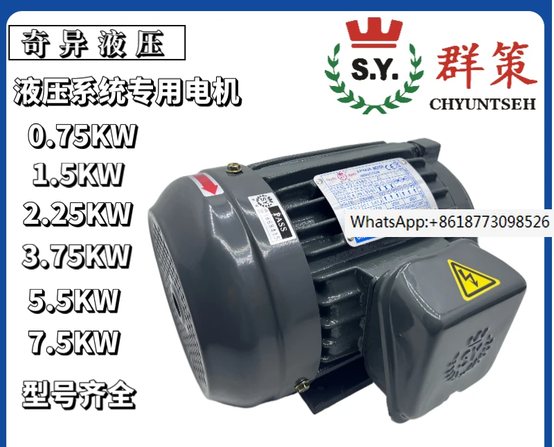 Taiwan SY Qunze Motor 0.75kw 1.5kw 2.25kw 3.75KW C01 C02 C03 05-43BO