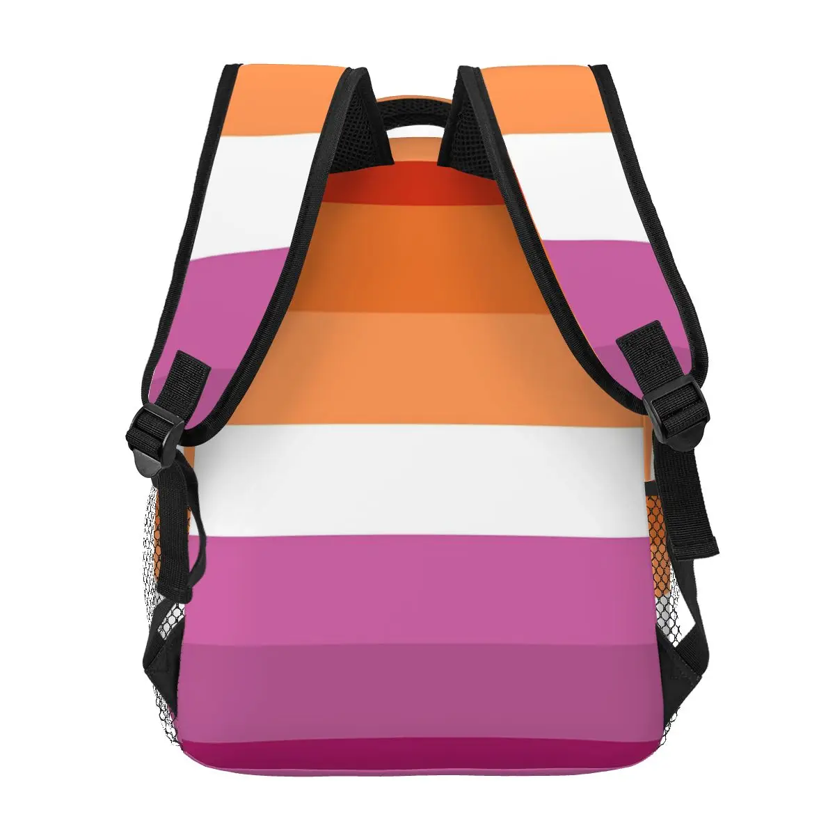 Orgulho lésbico Flag Shoulder Bag, Magenta Lines, Bandeira Butch Mochilas, Mochilas escolares, Bookbag para meninos e meninas, Estudantes Rucksack