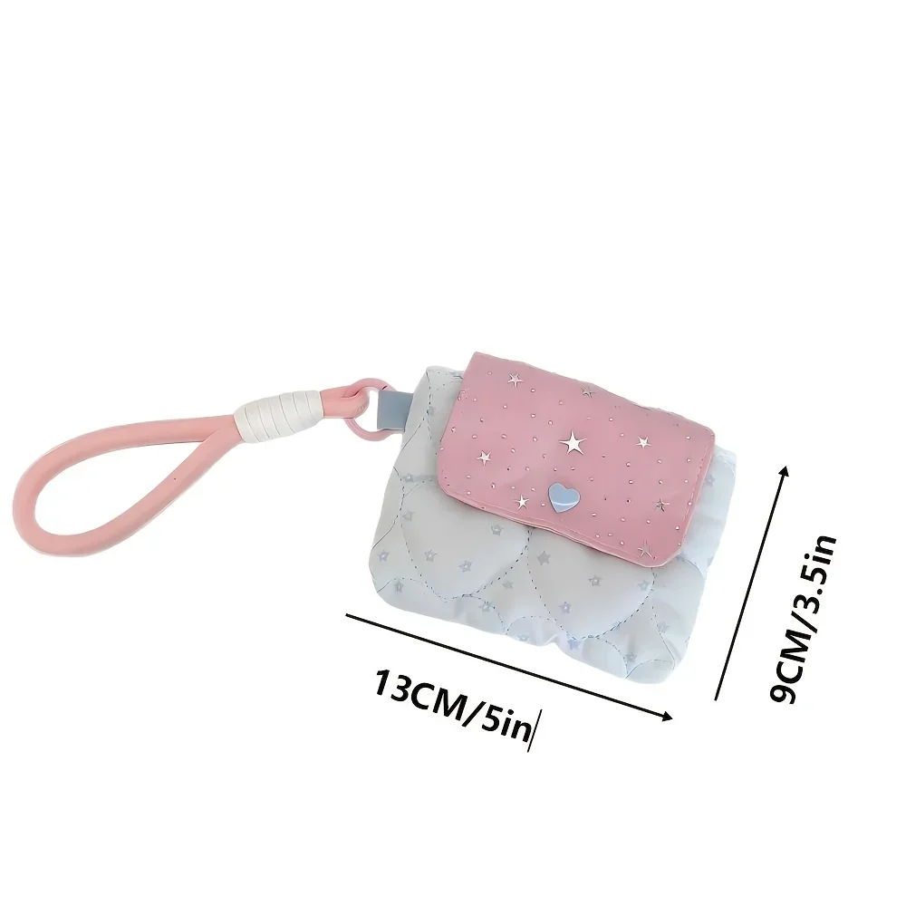 Tragbare Kompakte Niedliche Mehrzweck-Aufbewahrungstasche mit Sturz- und Aufprallschutz-Design, Verwendbar als Karten-, Münz-, Kopfhörer- und Schmucktasche – Detail 2