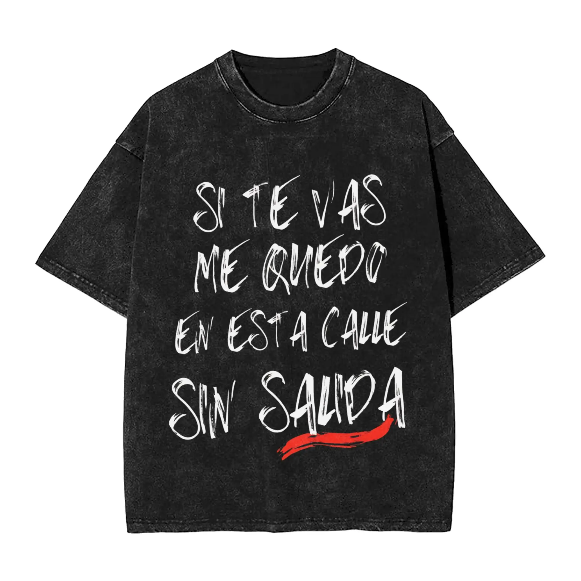 

Extremoduro Men's T Shirts Washed Novelty Tee Shirt Short Sleeve Round Collar T-Shirt Pure Cotton Plus Size Clothing