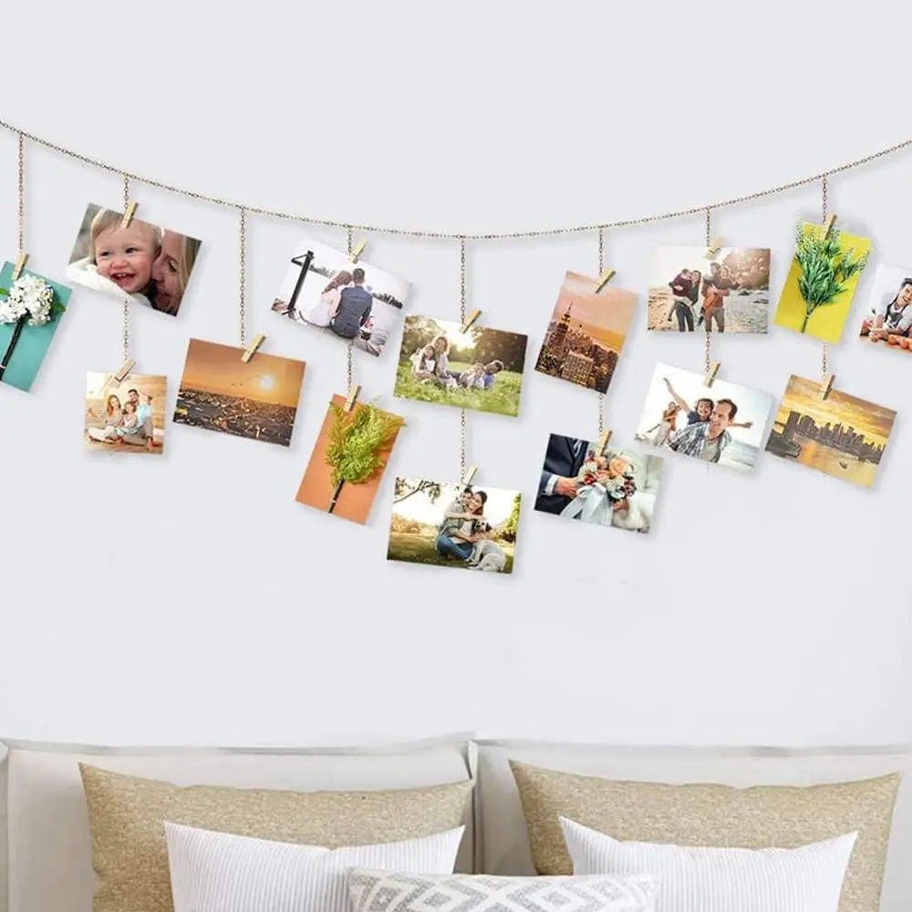 50 Pcs Mini Clear Clothespins Clip, Plastic Utility Paper Clip, Paper Photos Clip, Clothes Line Clips