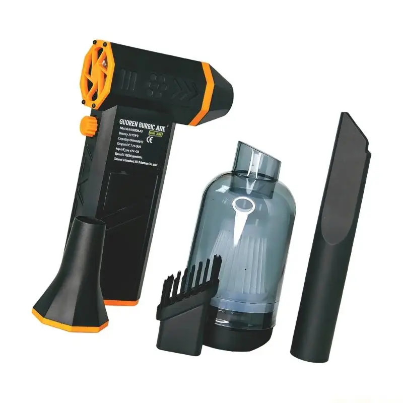 F62C Dry Blower Cooling Hair Dryer Powerful Fan Cordless Blower Compressed Air Duster