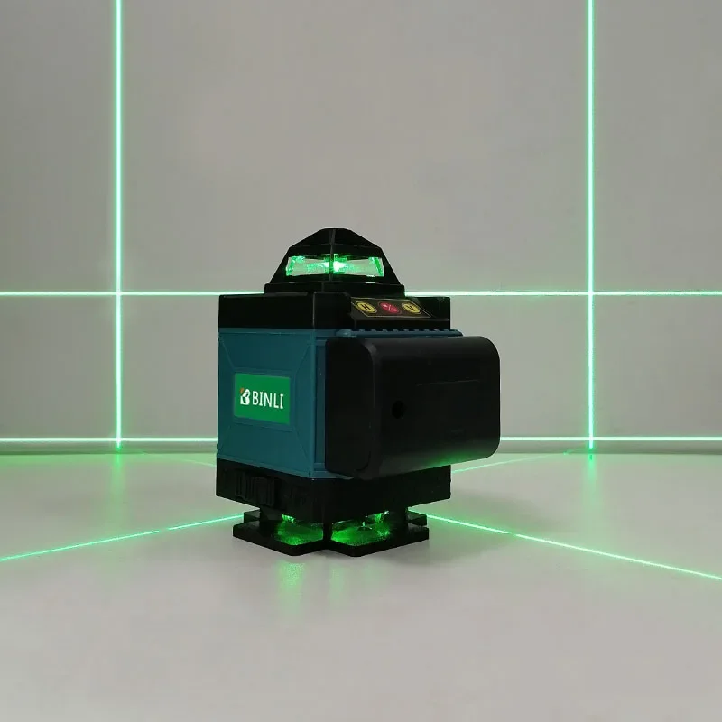 4D 16 Lines Self-Leveling 360 Horizontal Vertical Cross Green Laser Level machine